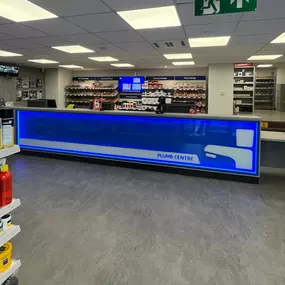 Inside Plumb Centre in Bodmin
