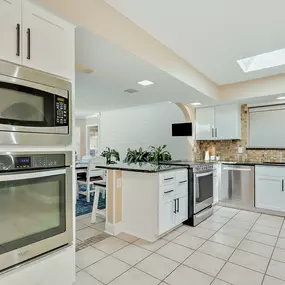 Refinished White Cabinets