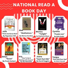 Happy National Read a Book Day! What is your favorite book?