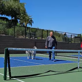 Saturday morning pickle ball fun with the team!