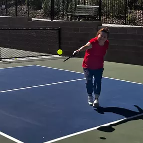 Saturday morning pickle ball fun with the team!