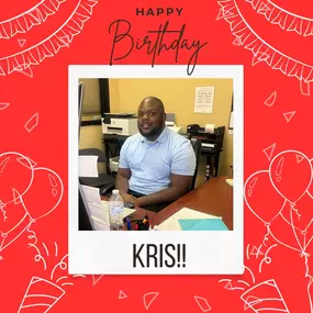 Happy birthday Kris!!!
Hope you had a great day at Julie's office!