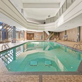 Indoor Pool at Aire MSP Apartments