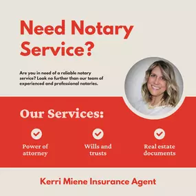 We offer Notary services!