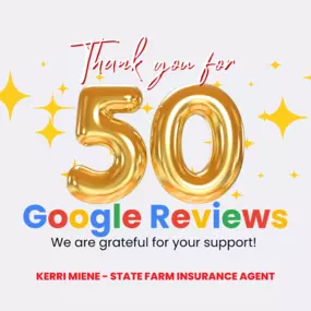 Thank you to all of our wonderful customers who helped us achieve 50 Google reviews! We appreciate each and every one of you!