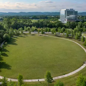 Large park and trail across the street from Camden Franklin Park