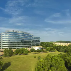 Nissan North America office building near Camden Franklin Park apartments in Franklin, TN