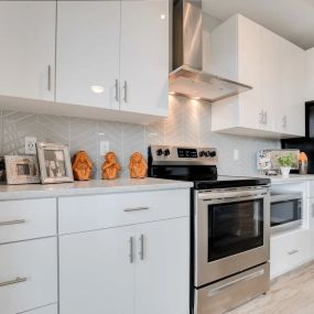 Kitchen with Stainless Steel Appliances