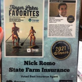 Nick Romo - State Farm Insurance Agent - Award