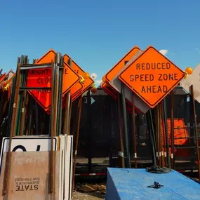 We Specialize in Traffic Control, Barricades, and Signing. We now offer Truck Mounted Attenuators. Also offer Rentals and Crowd Control Services.