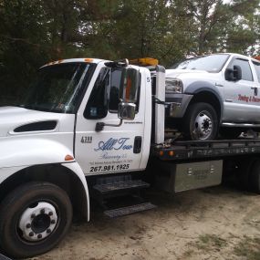 Flatbed Tow Truck Cash For Junk Cars and Trucks Bucks County