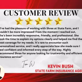 We love customer reviews! Looking forward to helping more people in 2025 call us for a free insurance quote today!