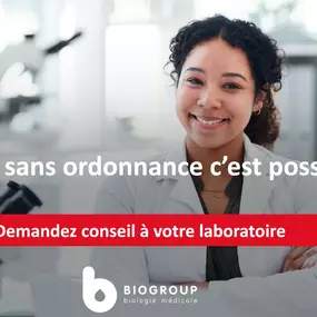 Biogroup Maine Anjou - Bilans sans ordonnance