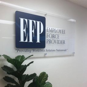 Employee Force Provider -  logo on wall