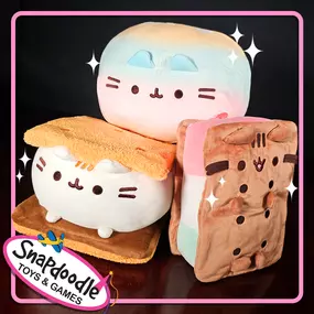 ???????? New Pusheen Alert! ???????? 
The ice cream sandwich cats are just too cool, and the Family Gathering set smooshes three generations of cute into one little package. Swing by Snapdoodle and give these impossibly soft felines a squeeze for yourself! ????✨