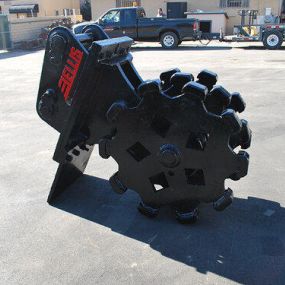 Compaction wheel rentals in Signal Hill, California.