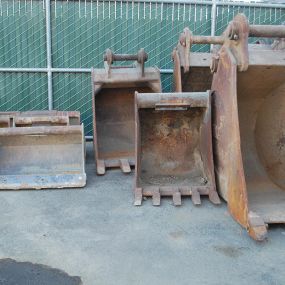 Construction bucket rentals in Signal Hill, California.