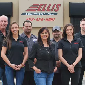 The team at Ellis Equipment, Inc., a leading construction equipment supplier in Carson, California.