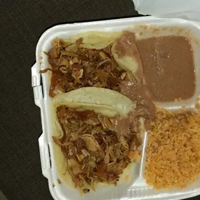 Carnitas al Estilo Michoacan- taco plate