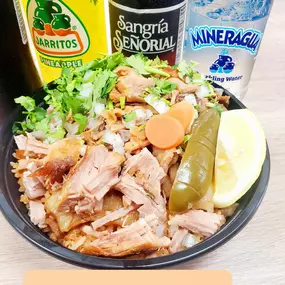 Carnitas al Estilo Michoacan- carnitas bowl