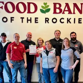 Sean Steimel - State Farm Insurance Agent partnered with other SF agents to volunteer at Food Bank of the Rockies.