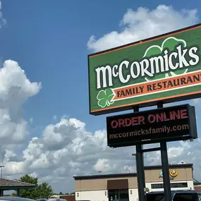 Welcome to McCormick's Family Restaurant