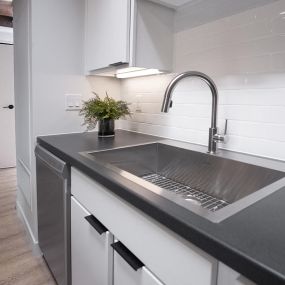 Kitchen sink at Bostad Apartments, Fargo, North Dakota, 58102