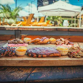 Our family style Tailgater BBQ Feast meal