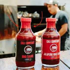 Cali BBQ Retail Sauce and Jalapeno BBQ Sauce available to ship and for pick up.