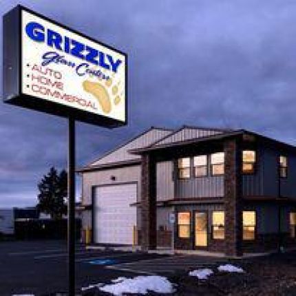 Logo fra Grizzly Glass Centers