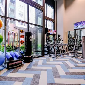 24-hr High Endurance Fitness Center with Full Cardio Suite and Strength Training Equipment