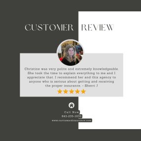 Thank you, Sherri! We are fortunate for your kind words and team members like Christine who are always ready to help! ⭐️⭐️⭐️⭐️⭐️