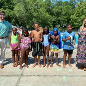 We had a great day sponsoring lunch for Teach My People Summer Camp. Nothing beats a Pizza and Pool party in this SC heat!