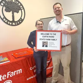 Welcome to the Curtis Ward State Farm family. Thank you for trusting us with your business!