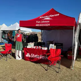 Hello from the Scottish games at Gilbert Regional park. A lot of excitement, games and music.