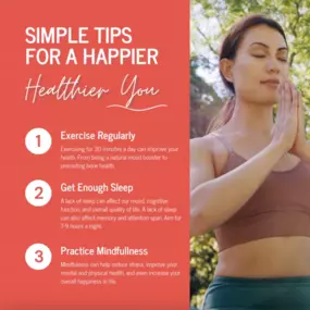 Achieving a healthy lifestyle is all about balance and consistency. ???????? Incorporate these simple tips into your daily routine for a healthier, happier you.