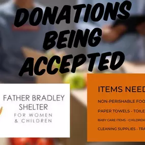 Make a difference in Henderson by donating to the Father Bradley Shelter, supporting local families in need. Every contribution counts. Drop off items in our lobby and help spread the word!