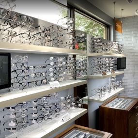 Eye Care Center Eyeglass Display in Arlington