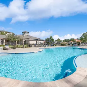 Resort-Style Swimming Pool with Tanning Deck