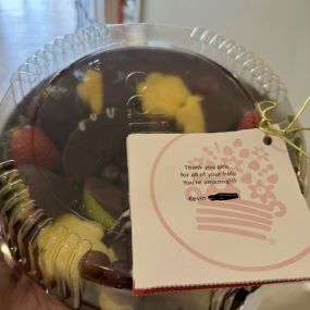 No, Kevin, you’re amazing! When was the last time you sent your insurance agency a sweet treat for helping with an Auto claim?