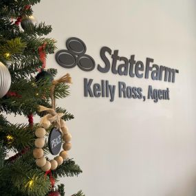 Our Christmas tree is up! Come by for a free car insurance quote!