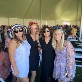 Always so good to get out of the office with these rockstar ladies for the annual polo match!