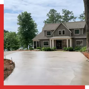 If you’re looking for a long lasting solution for your driveway and parking area, there is no better option than concrete. With a lifespan that averages three times as long as asphalt, concrete is the #1 choice for most home builders and home owners.