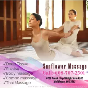 The full body massage targets all the major areas of the body that are most subject to strain and discomfort including the neck,
 back, arms, legs, and feet.  If you need an area of the body that you feel needs extra consideration, 
such as an extra sore neck or back, feel free to make your massage therapist aware and
 they’ll be more than willing to accommodate you.
