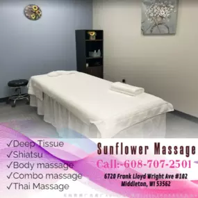 Our traditional full body massage in Middleton, WI 
includes a combination of different massage therapies like 
Swedish Massage, Deep Tissue, Sports Massage, Hot Oil Massage at reasonable prices.