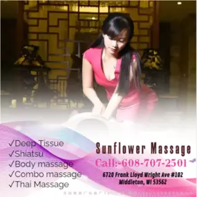 Massage techniques are commonly applied with hands, fingers, 
elbows, knees, forearms, feet, or a device. 
The purpose of massage is generally for the treatment of 
body stress or pain.