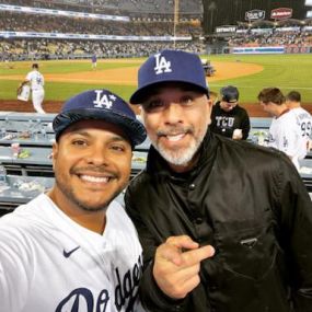 Fun night at the Dodgers game!