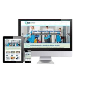 BSC Cleaning Website Rebuild,Graphic Design