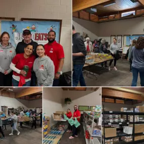 Our team spent a morning volunteering with Jeffco Eats on Friday. More than 30% of kids in our community go hungry on weekends when school meals are not available. For all the years I have been volunteering with Jeffco Eats, I have never seen inventory so low. The best way you can help is to host a Food Drive.