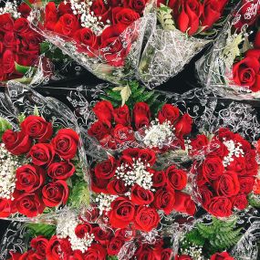 You can never go wrong with a dozen roses and they are only $24.99! Stop by our store today!!